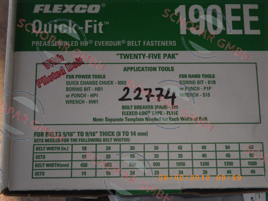 Flexco-190EE price