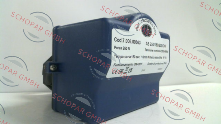 Mut Meccanica Tovo SpA-7.006.00663    AS 250/180/OO/230V price