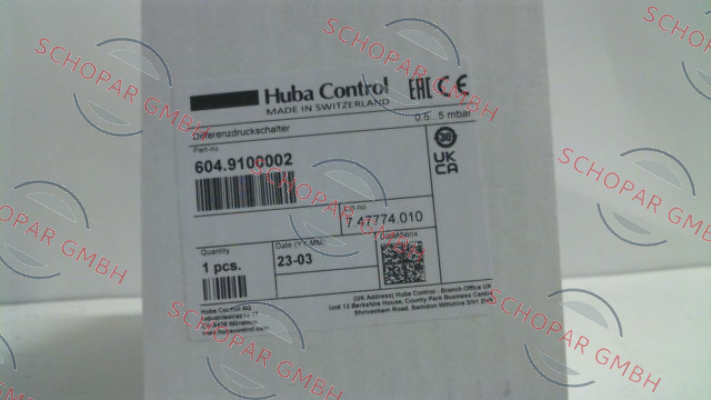 Huba Control-604.9100002 price