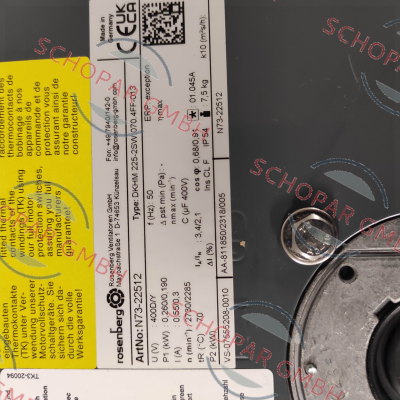 Rosenberg-DKHM 225-2SW.070.4FF-013 price