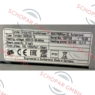 Condair-OMEGA 12 price