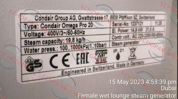 Condair-OMEGA PRO 20 price