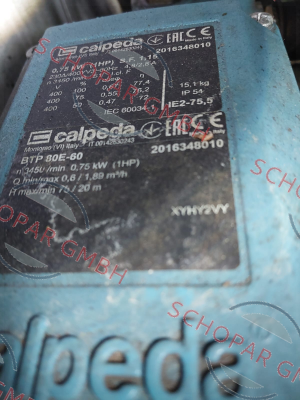 Calpeda-BTP 80E-60 price