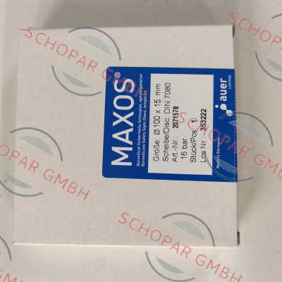 Maxos-DIN 7080 100x15mm price