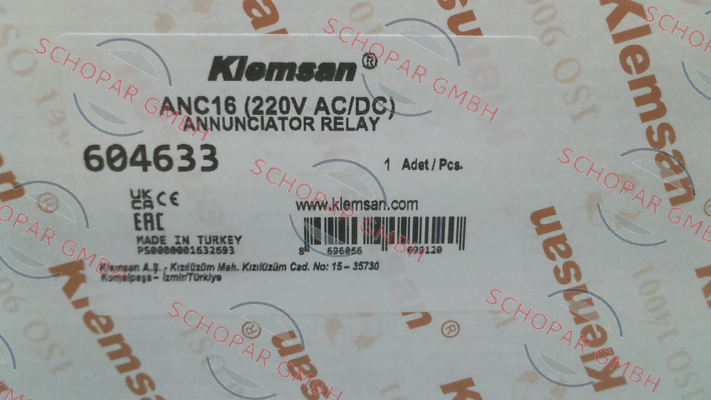 Klemsan-ANC16 -220 /  604633 price