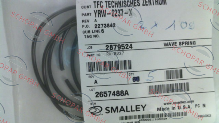 SMALLEY-YRW-0237-X price