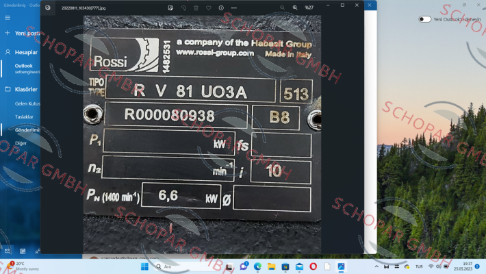 Rossi-R V 81 UO3A / 10 price