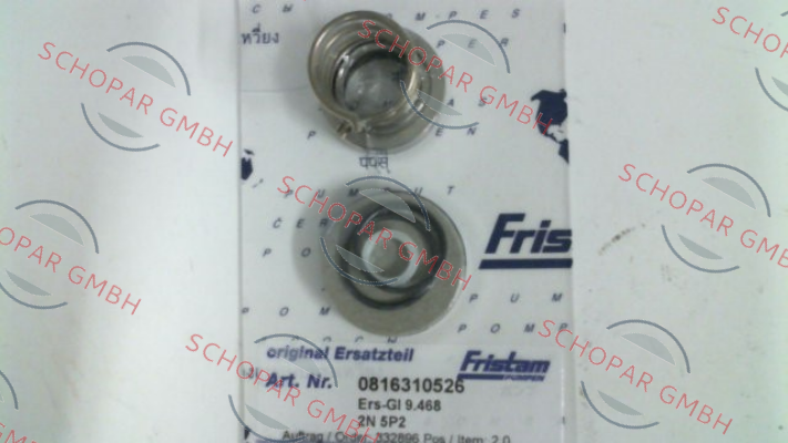 Fristam-p/n: 0816310526 / Type: Ers-Gl 9.468 2N 5P2 price