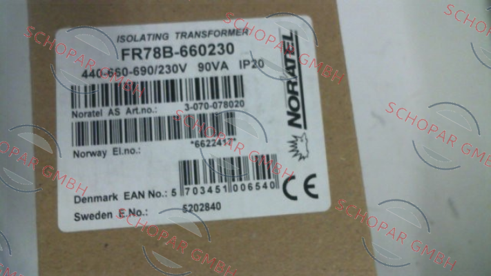 Noratel-3-070-078020 / FR78B-660230 price