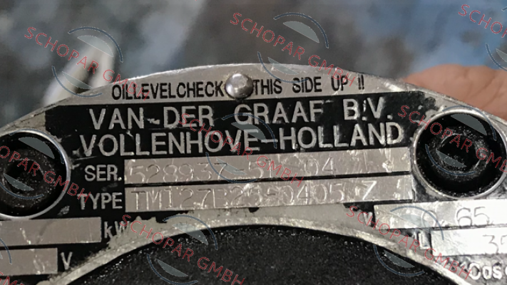 Van der Graaf-TM127B25-0405Z-350 price