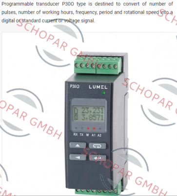LUMEL-P30O 102200E0 price