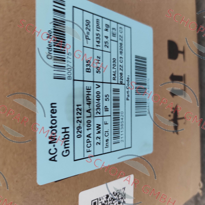 AC Motoren-FCPA 100 LA-4/HE same as FCPA 100 LA 4/PHE price