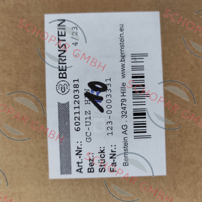 Bernstein-6021120381 / GC-U1Z HTIW price