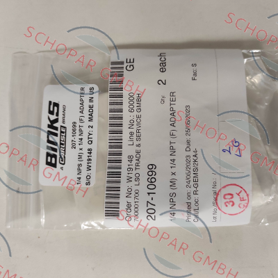 Binks-207-10699 price