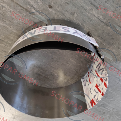 Ekd Gelenkrohr-Cover outside stainless steel x 4200 / 164 with 42 band holders price