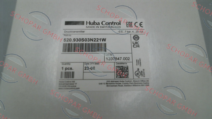 Huba Control-520.930S03N221W price