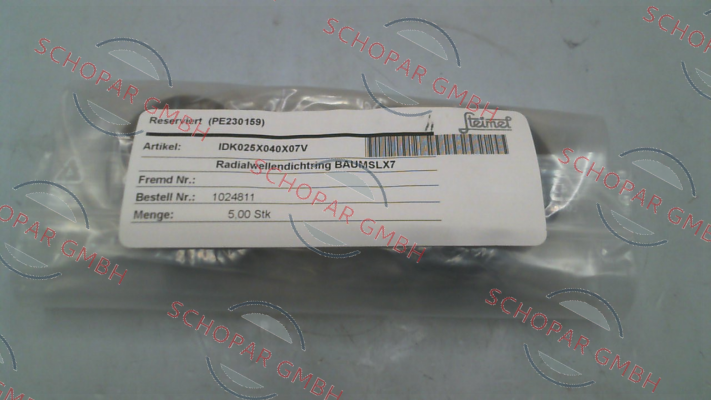 Steimel-IDK025X040X07V price
