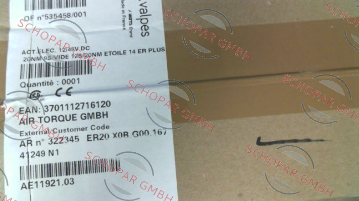 Valpes-ER20.X0B.G00.167 price