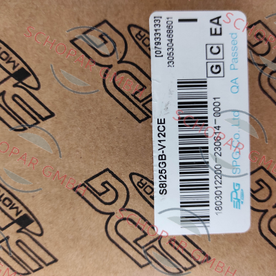 Spg Motor-S8I25GB-V12CE price