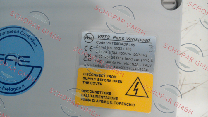 Fae-VRTS 8BADPL 55 price
