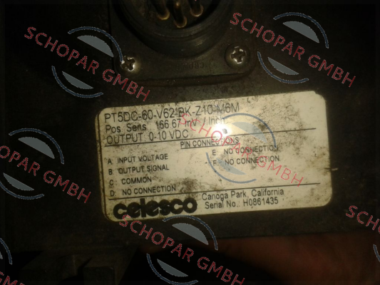 Celesco-PT5DC-60-V62-BK-Z10-M6M price