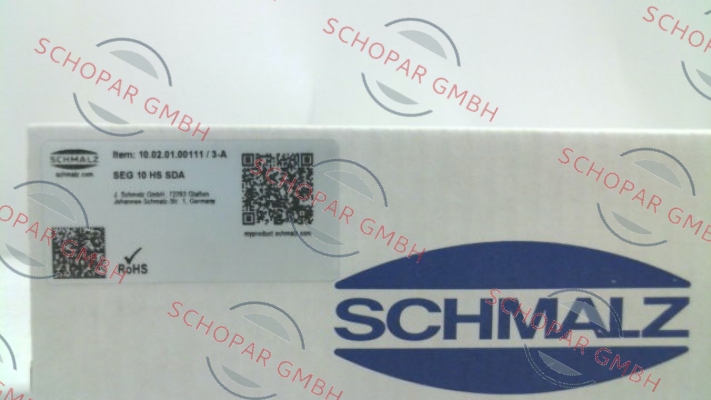Schmalz-10.02.01.00111 / SEG 10 HS SDA price