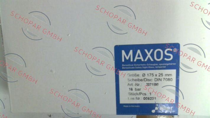 Maxos-DIN 7080 175 x 25 mm price