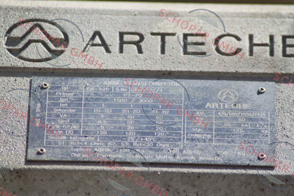 Arteche-CA-525 S/N:0909322/1 2010  price