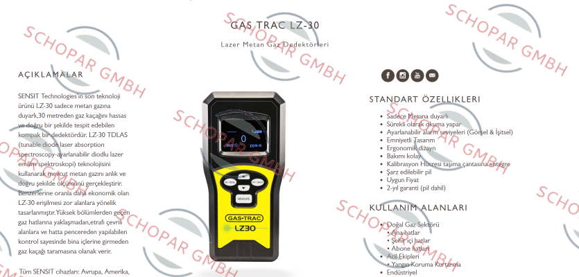 Sensit-GAS Trac LZ30 price