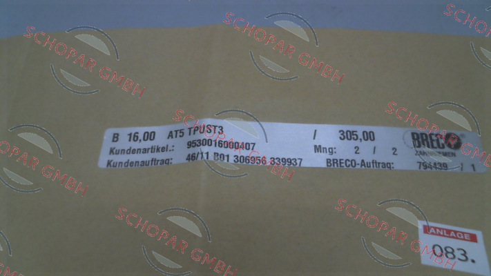 Brecoflex-9530016000407 price