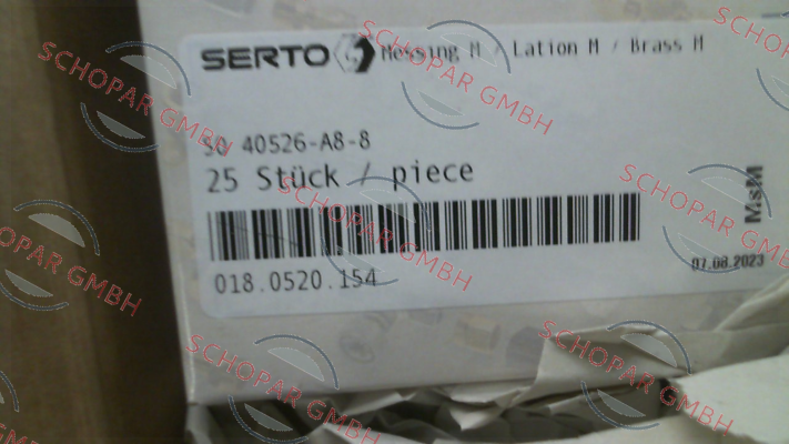 Serto-P/N: 018.0520.140 Type: SO 40526-A8-6 price