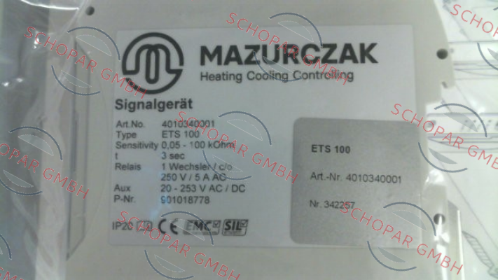 Mazurczak-P/N: 4010340001, Type ETS 100 price