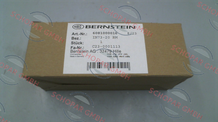 Bernstein-6081000016 / IN73-20 RM price