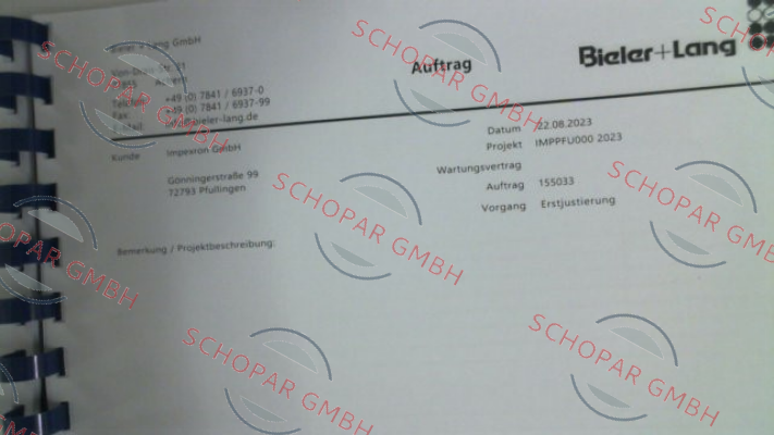 Bieler Lang-30.200001 (hydrogen callibration) price