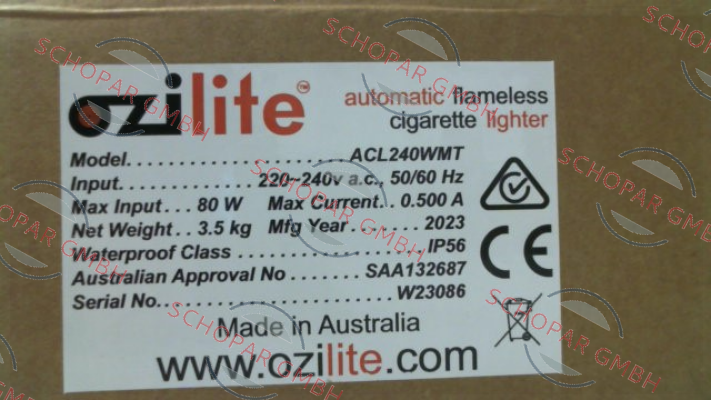 Ozilite - Automatic-ACL240WMT price
