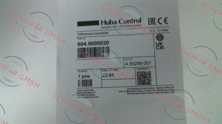 Huba Control-604.9000020 price