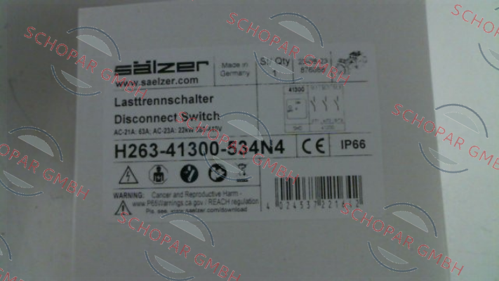 Salzer-H263-41300-534N4 price