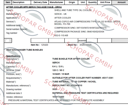 Serck-43224-8011  price