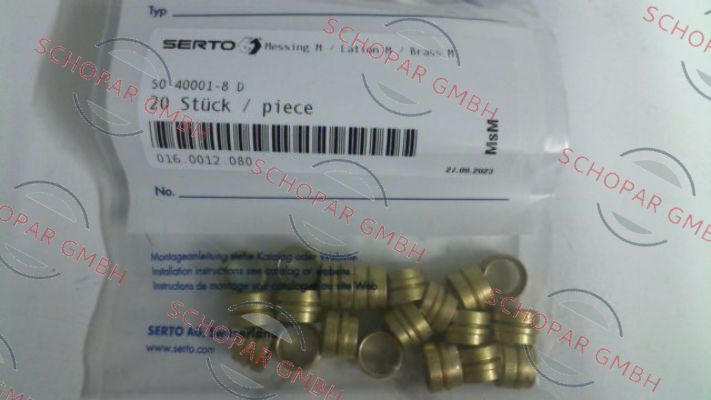 Serto-016.0012.080 / SO 40001-8 D price