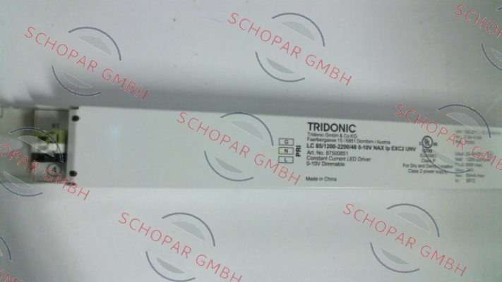Tridonic-P/N: 87500851, Type: LC 85/1200 price