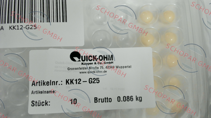RUBY-KK12-G25 price