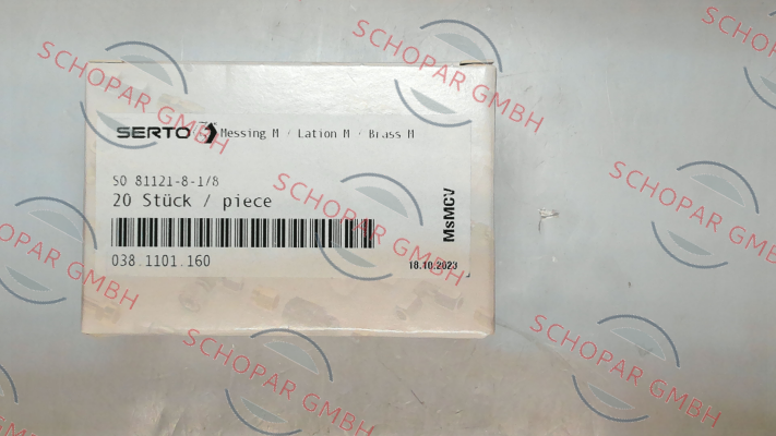 Serto-SO 81121-8-1/8 038.1101.160 price
