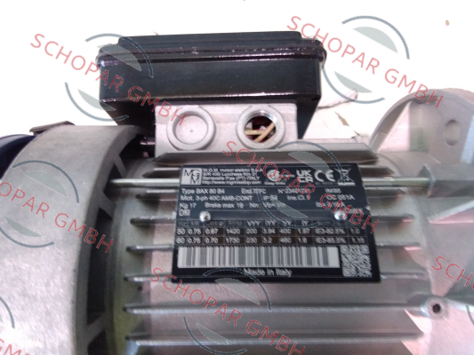 M.G.M MOTORI-BAX 80 B4 B5 0,75 kw price