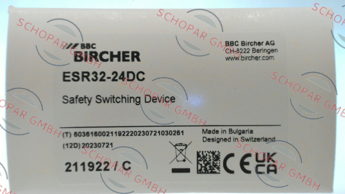 Bircher-211922 / ESR32-24VDC price