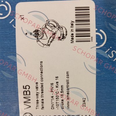 iSMA CONTROLLI-VMB5 PN16 price