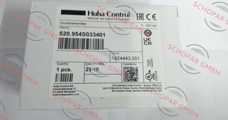 Huba Control-520.954S0334O1 price